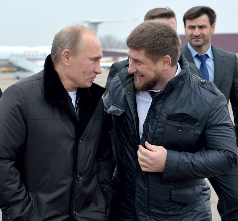 Президент РФ Владимир Путин и глава Чеченской республики Рамзан Кадыров